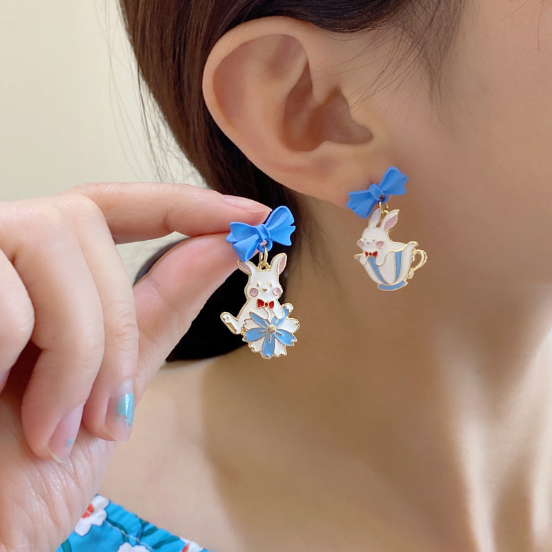 Luninana Earrings -  Tea Time Bunny Earrings YBY040