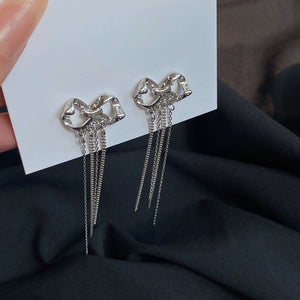 Luninana Earrings -  Hanging Ribbon Earrings YBY023