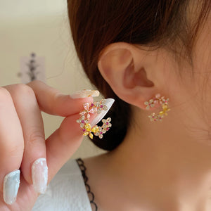 Luninana Earrings - The Ring of Floral Earrings YBY064