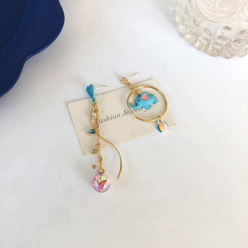 Luninana Earrings -  Little Happy Elephant Earrings YBY021