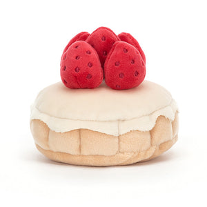 Jellycat Pretty Patisserie Tarte Aux Fraises 9cm