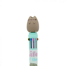 Load image into Gallery viewer, Pusheen Self Care Club: 10 Colour Pen W/ 3d Topper
