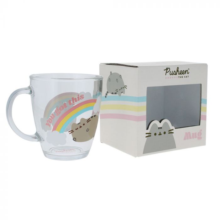 Pusheen Self Care Club: Glass Mug