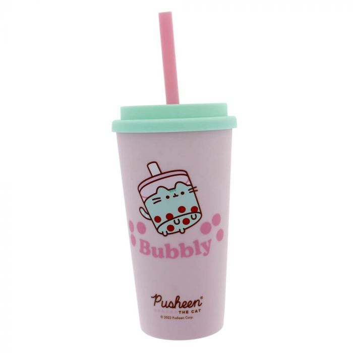 Pusheen Sips: Beaker & Straw
