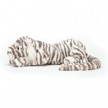 Load image into Gallery viewer, Jellycat Sacha Snow Tiger Little 29cm
