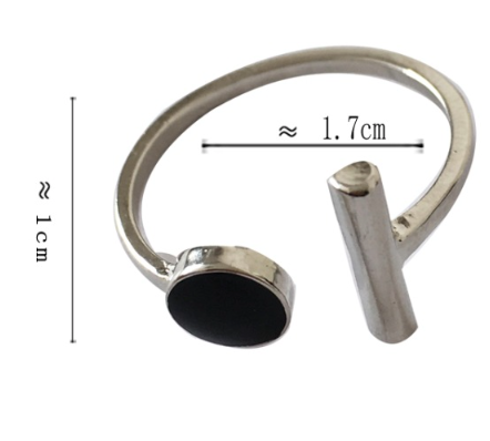 Luninana Ring - Shadow Signet Ring YBY016