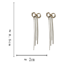 Load image into Gallery viewer, Luninana Earrings -  Hanging Ribbon Earrings YBY023
