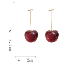 Load image into Gallery viewer, Luninana Earrings -  Hanging Cherry Earrings YBY033
