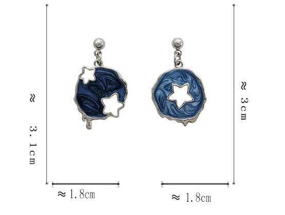 Luninana Clip-on Earrings - Starring Night YBY047
