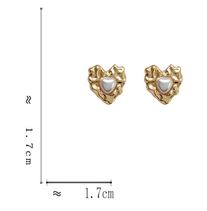 Luninana Earrings -  Heartwarming Pearl Earrings YBY049
