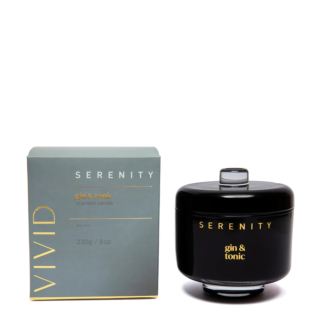 SERENITY VIVID - Gin & Tonic Candle 230g