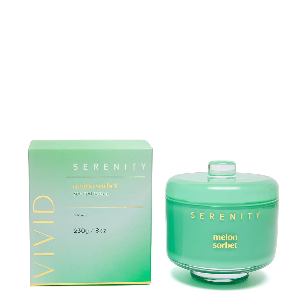 SERENITY VIVID - Melon Sorbet Candle 230g