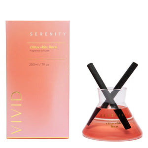 SERENITY VIVID  - Citrus White Linen Diffuser 200ml