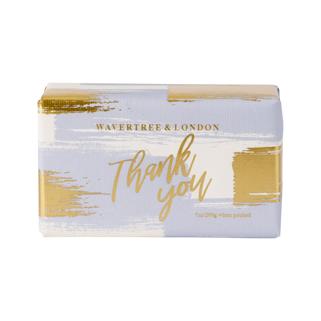 Wavertree & London Soap Thank You Blue - Beach Fragrance Soap Bar 200g