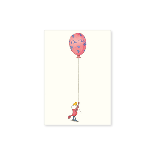Affirmations - Twigseeds Mini Gift Card - Bird with Balloon - T343