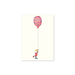 Affirmations - Twigseeds Mini Gift Card - Bird with Balloon - T343