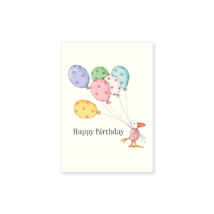 Affirmations - Twigseeds Mini Happy Birthday Card - Balloons - T344