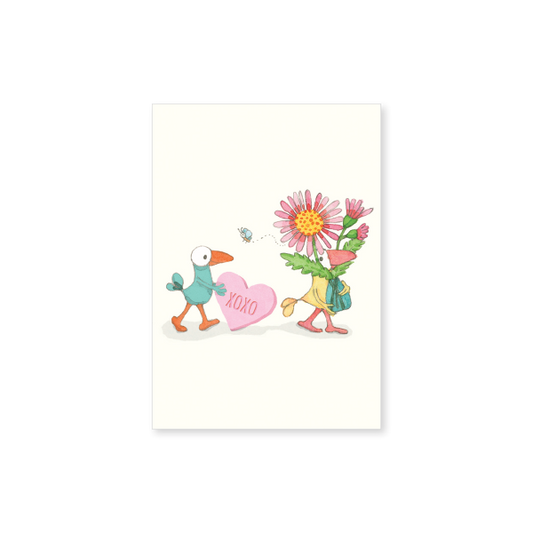 Affirmations - Twigseeds Mini Love Card - xoxo - T350