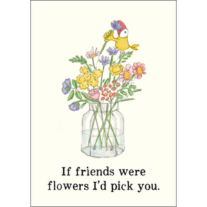 Affirmations - Twigseeds Mini Friendship Card - If Friends Were A Flower - T359