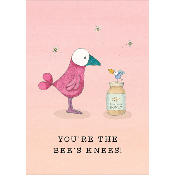 Affirmations - Twigseeds Mini Card - You're the Bees Knees - T360