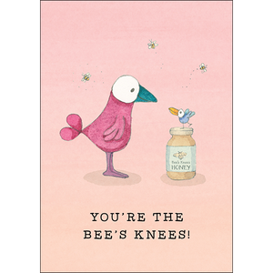 Affirmations - Twigseeds Mini Card - You're the Bees Knees - T360