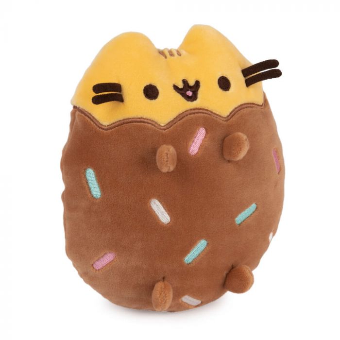 Pusheen Chocolate Dipped Cookie
