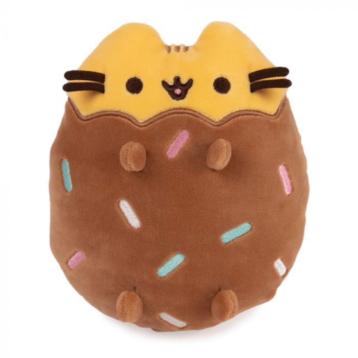 Pusheen Chocolate Dipped Cookie