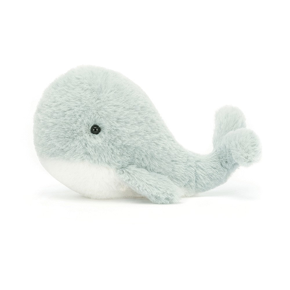 Jellycat Wavelly Whale Grey 15cm