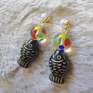 Luninana Earrings - Momo Fish Earrings XJ008