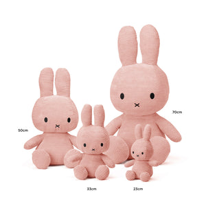 MIFFY & FRIENDS Miffy Sitting Corduroy Pink (70cm)