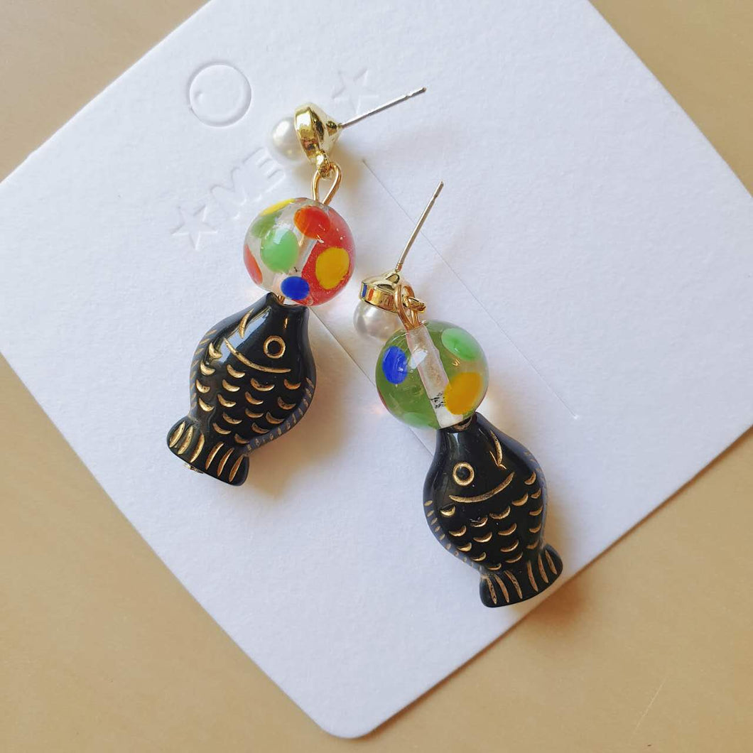 Luninana Earrings - Momo Fish Earrings XJ008