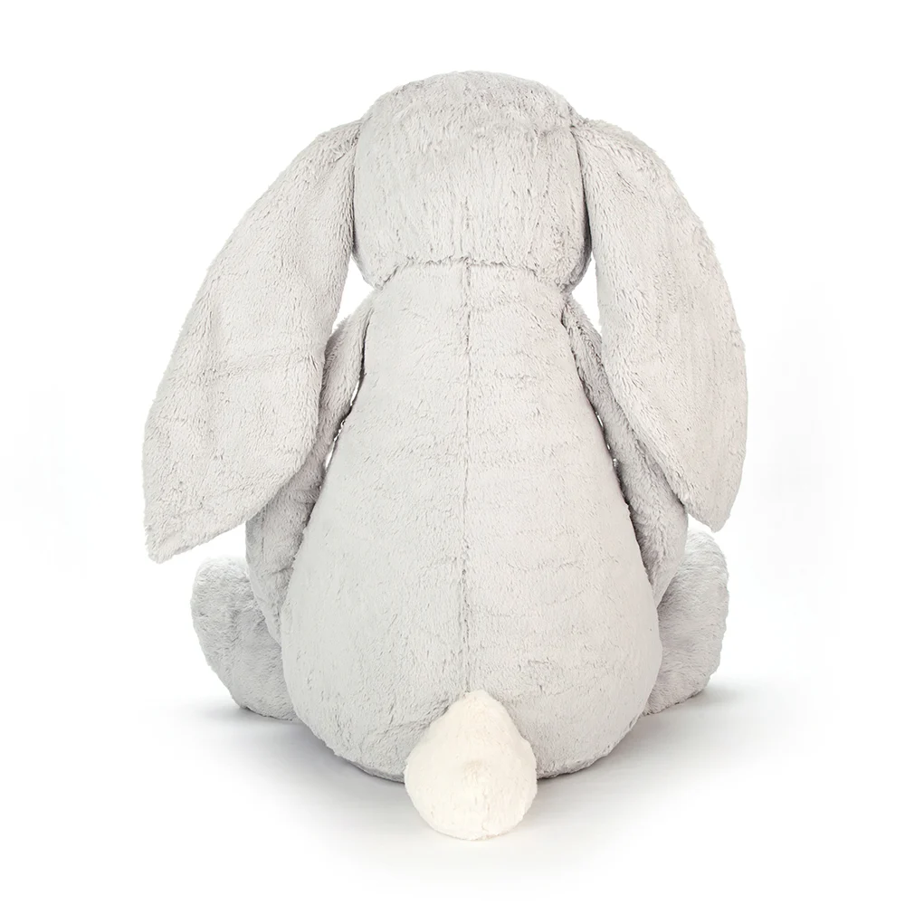 Jellycat Bashful Bunny Silver (Grey) Giant (Really Really Big) 108cm