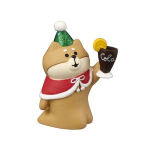 Decole Concombre Figurine - Christmas Party - Cheers! - Dog