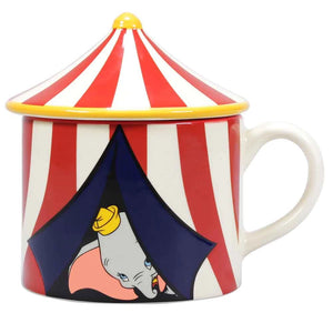 Disney Shaped Mug With Lid: Dumbo Circus