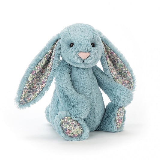 Jellycat Bashful Bunny Blossom Aqua Original (Medium) 31cm