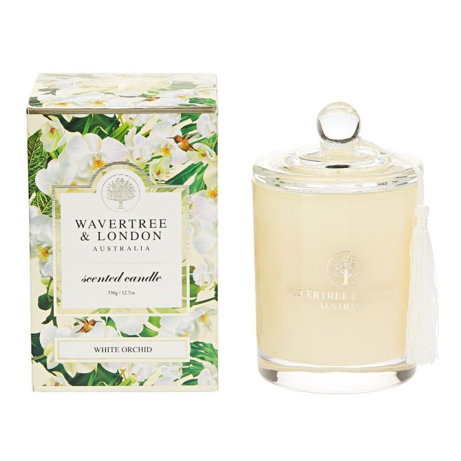 Wavertree & London Candle White Orchid 60 hours 330g