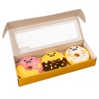 Gudetama Donut Collector Set Plush 10cm 3 Pack
