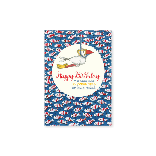 Affirmations - Twigseeds Mini Birthday Card -Ocean Full of Love - T340