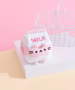 Pusheen Sips: Strawberry Milk 12cm