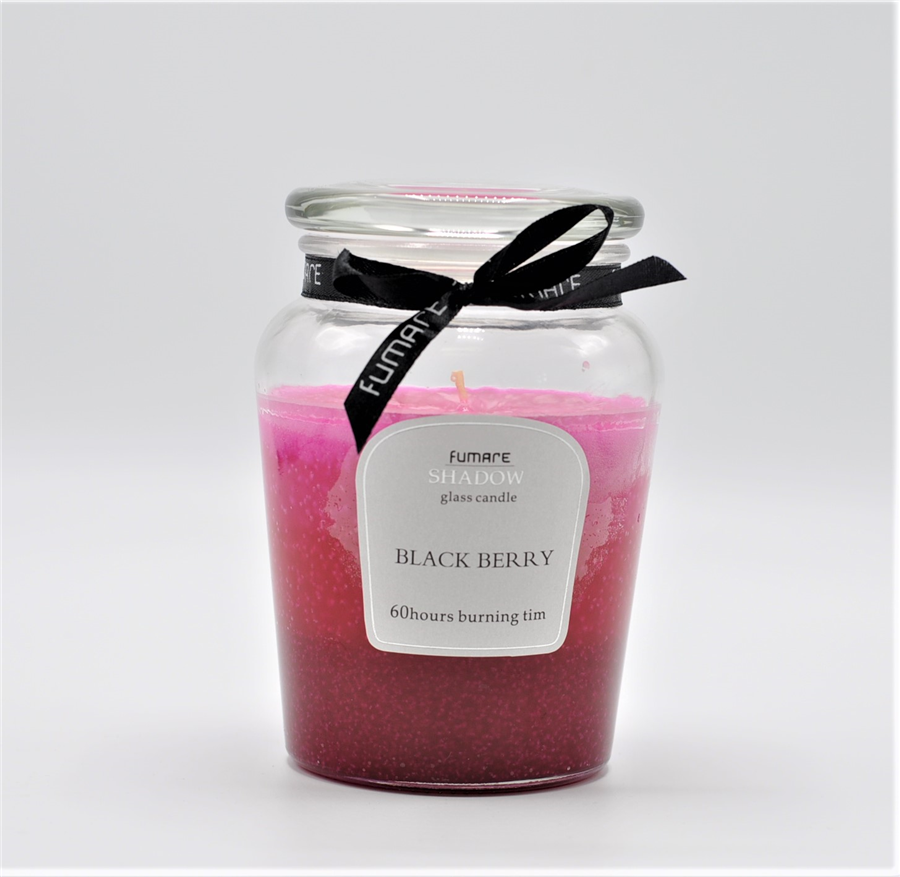 AURA & CO Shadow Glass Candle Black Cherry (M)40hours