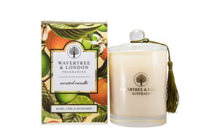 Wavertree & London Candle Basil, Lime & Mandarin 60 hours 330g