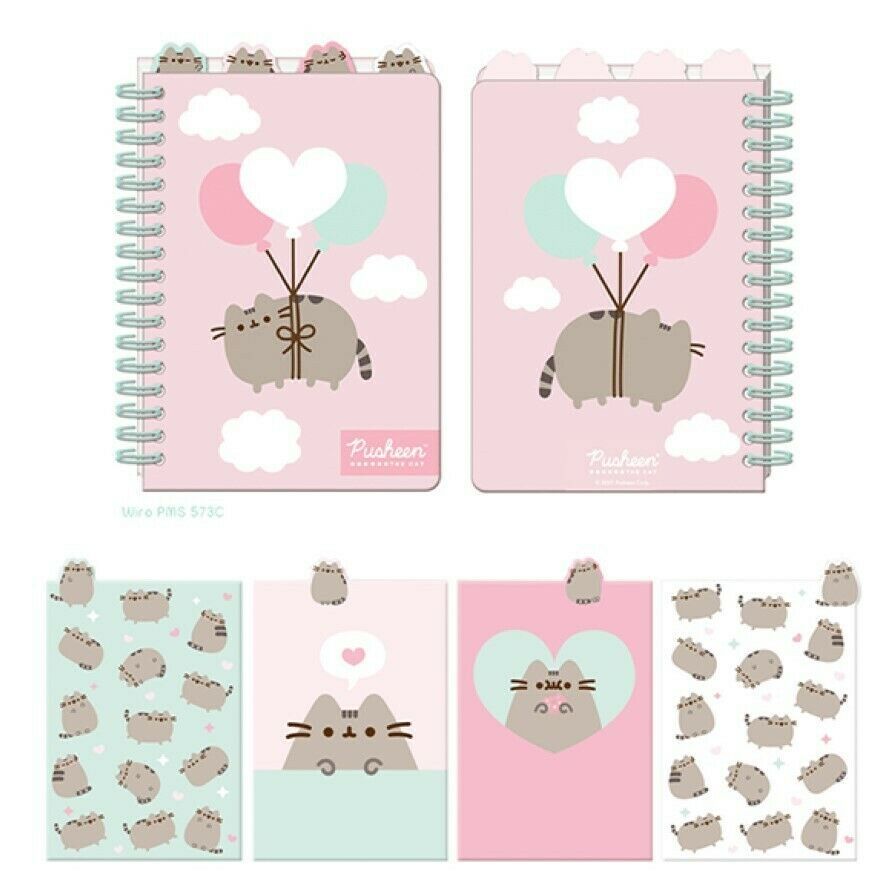 Pusheen: Notebook The Cat A5 Project Book Multicoloured