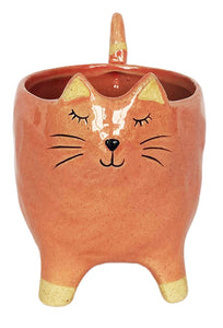 Urban products Cat Planter Pink Med 14cm