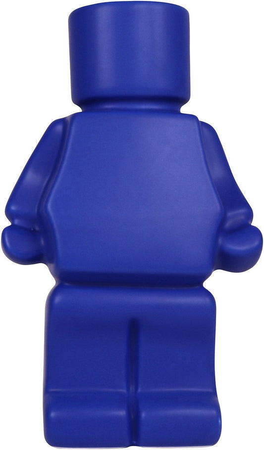Urban products Block Man Planter Blue 22cm