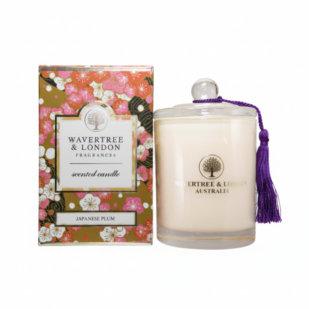 Wavertree & London Candle Japanese Plum 60 hours 330g