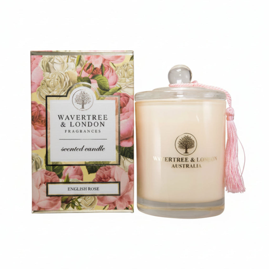 Wavertree & London Candle English Rose 60 hours 330g