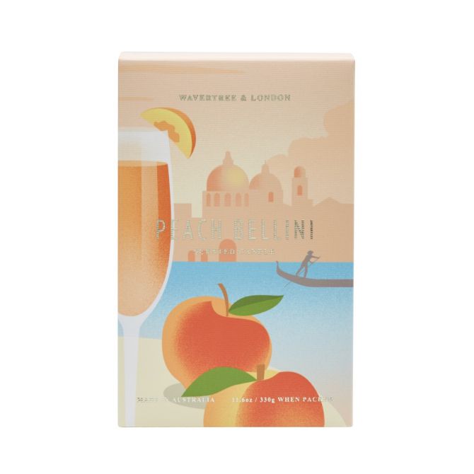 Wavertree & London Candle Peach Bellini 60 hours 330g