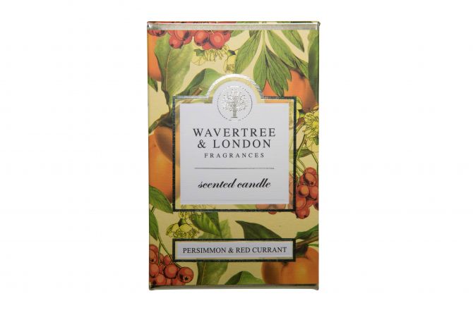 Wavertree & London Candle Persimmon & Red Currant 60 hours 330g