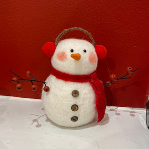 Snowman with earmuff