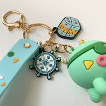 Load image into Gallery viewer, Monster Letter Keychain - Octopus
